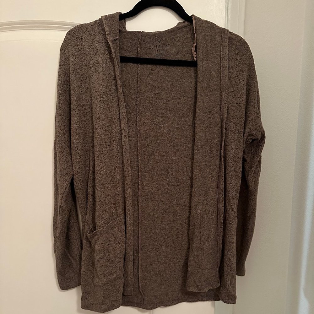 Aerie Soft & Sexy Plush Cardigan | size S
